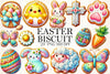 Easter Biscuit Clipart Bundle