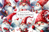 Flying Gnome Clipart Bundle