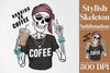 Stylish Skeleton Clipart Bundle