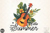 Hello Summer Guitar Clipart Bundle