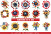 Sunflower 4th of July Clipart