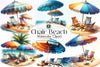 Chair Beach Clipart Bundle