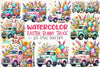 Easter Bunny Truck Clipart Bundle