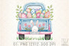 Easter Bunny Truck Clipart Bundle