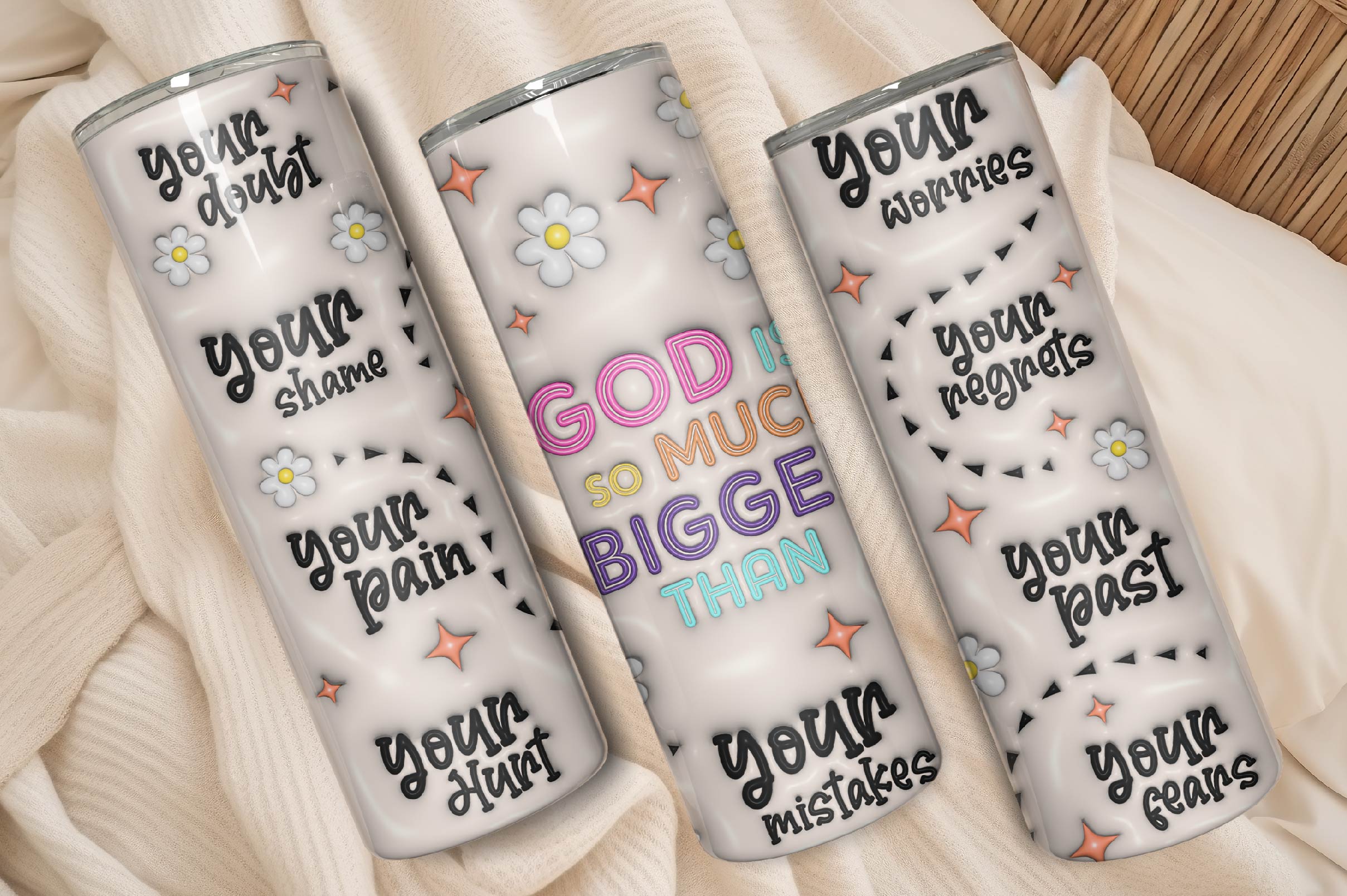 God is so much bigger tumbler