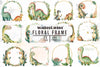 Hand Drawn Floral Frame Clipart Bundle