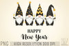 New Year Gnomes 2025 Clipart Bundle