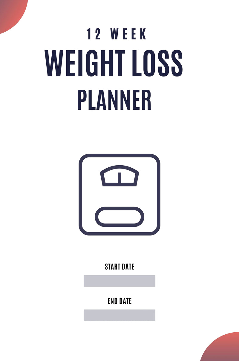 12 Week Weight Loss Planner KDP Planner - CraftNest - Digital Crafting and Art