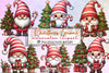Christmas Gnome Clipart Bundle
