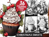 Christmas Sweets Coloring Books