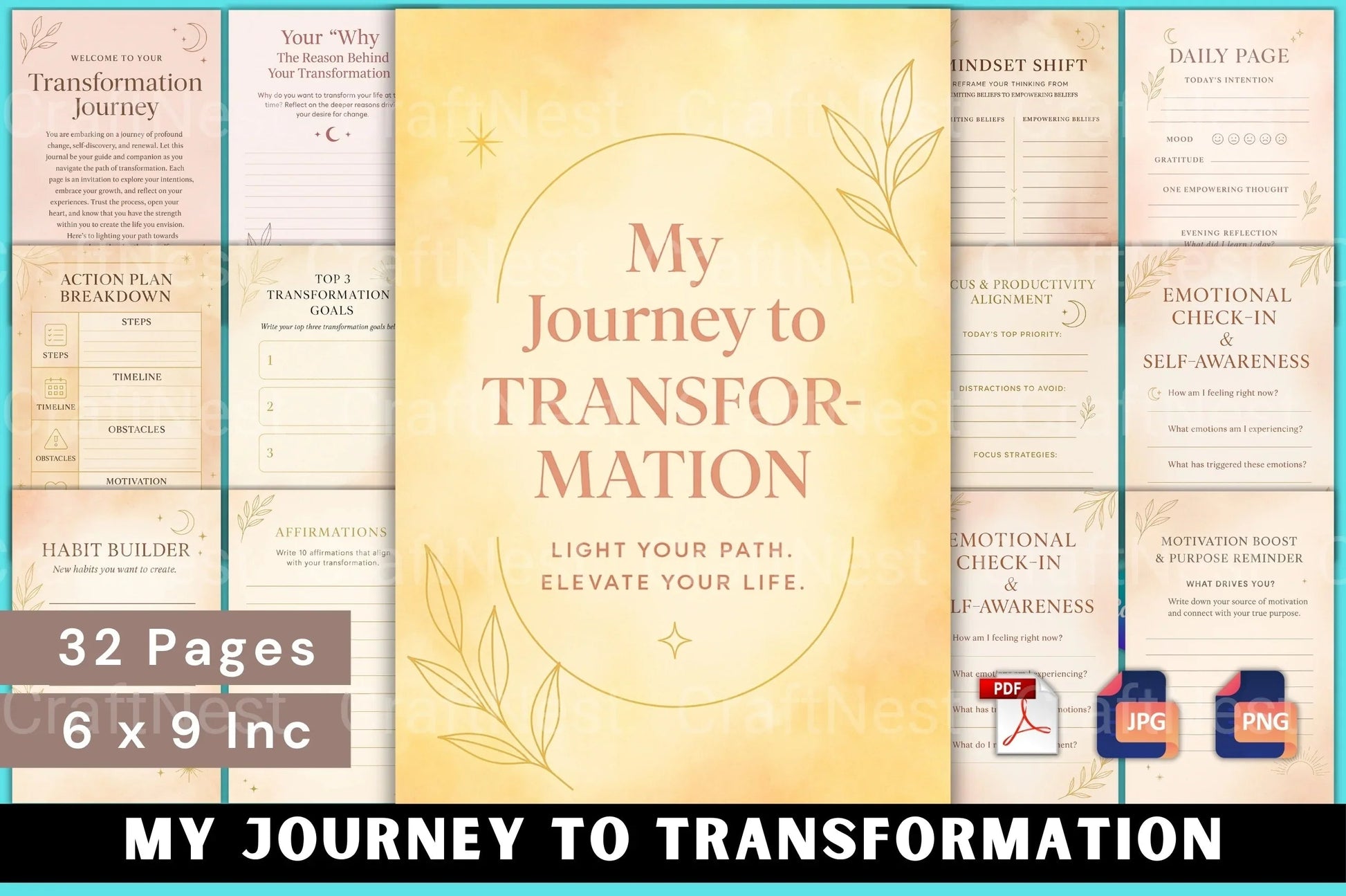 My Journey to Transformation - CraftNest - Digital Crafting and Art