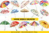 Summer Umbrella Clipart Bundle