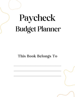 Paycheck Budget Planner for Effective Financial Management - CraftNest - Digital Crafting and Art