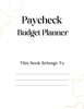 Paycheck Budget Planner for Effective Financial Management