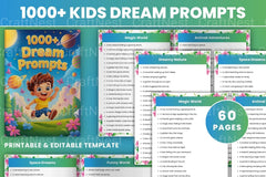Kids Dream Prompts for Creative Inspiration - CraftNest - Digital Crafting and Art