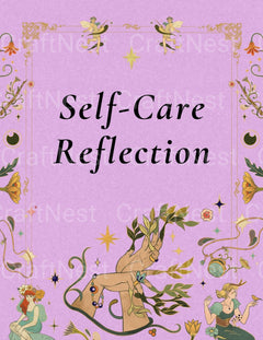 Self Care Reflection Guide - CraftNest - Digital Crafting and Art