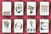 Flowers Card Flowers Illustrations With Recycled Envelope Bundle
