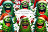 Crazy Christmas Tree Clipart Bundle