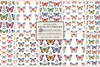 Pastel Butterflies Seamless Papers