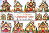 Christmas Gingerbread House Clipart Bundle