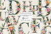 Wildflower Flower Alphabet Clipart