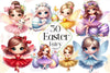 Easter Ballerina Fairy Clipart Bundle 2