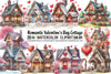 Romantic Valentine's Cottage Clipart Bundle