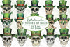 St Patricks Day Skulls Clipart Bundle