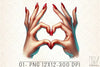 Valentine Heart Hands Clipart Bundle
