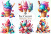 Ice Cream Clipart Bundle