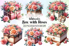 Roses Clipart Bundle - CraftNest - Digital Crafting and Art
