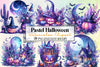 Pastel Halloween Clipart Bundle