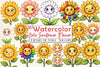 Cute Sunflower Clipart Bundle