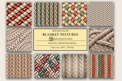 Blanket Textures Background Papers - CraftNest - Digital Crafting and Art