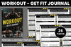 Workout Get Fit Journal