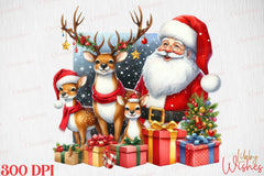 Merry Christmas Clipart Bundle 56 - CraftNest - Digital Crafting and Art
