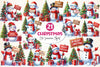 Cute Snowman Christmas Clipart Bundle