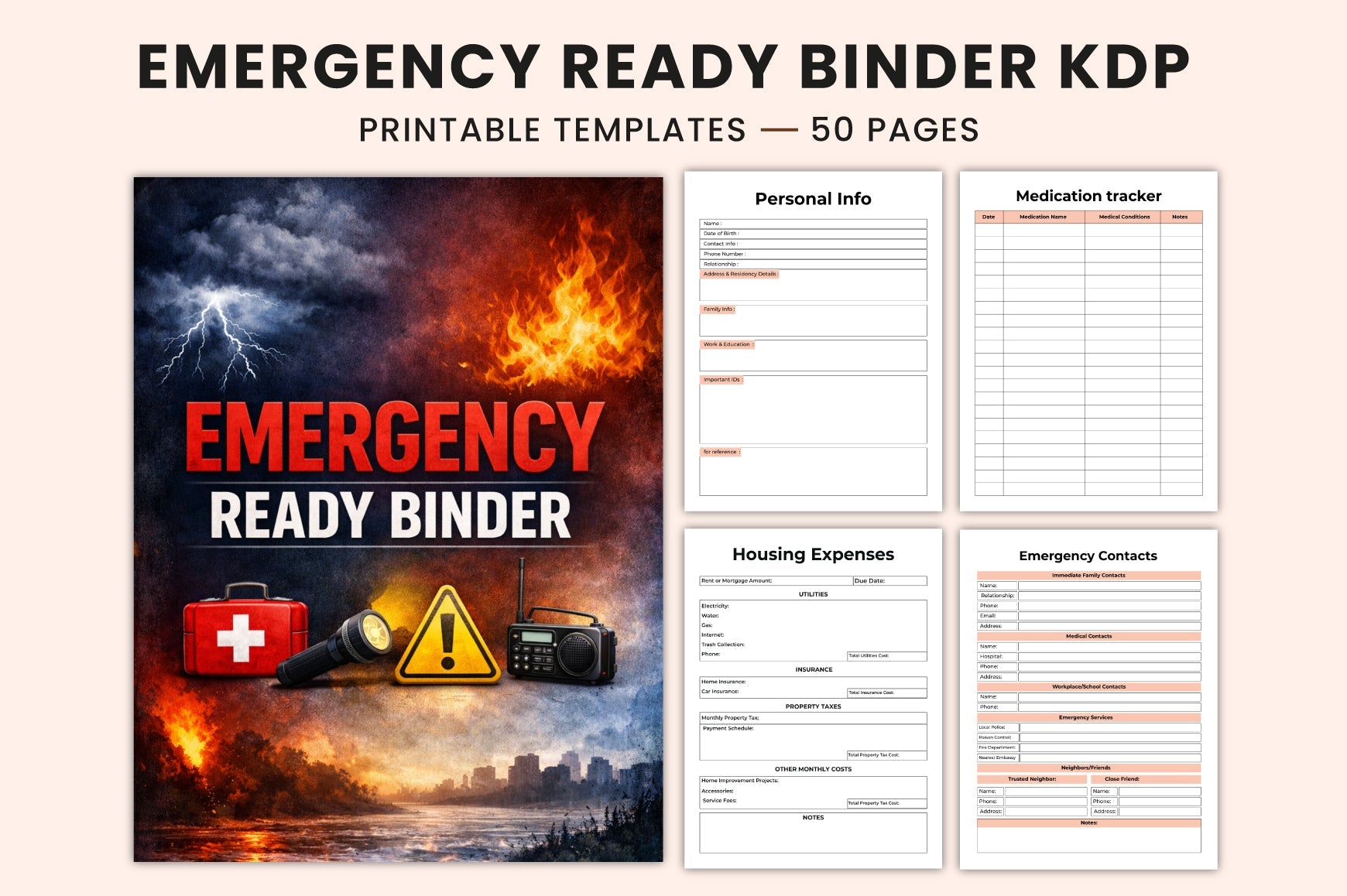 EREPLACEncy Ready Binder Planner