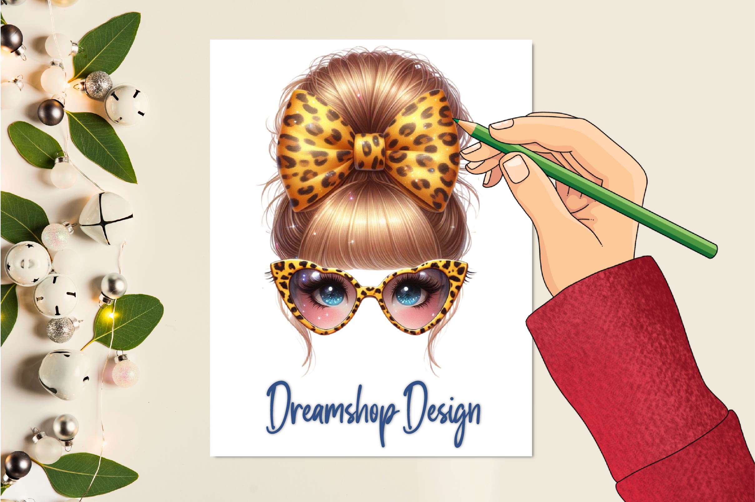 Messy Bun Mom Life Clipart Bundle