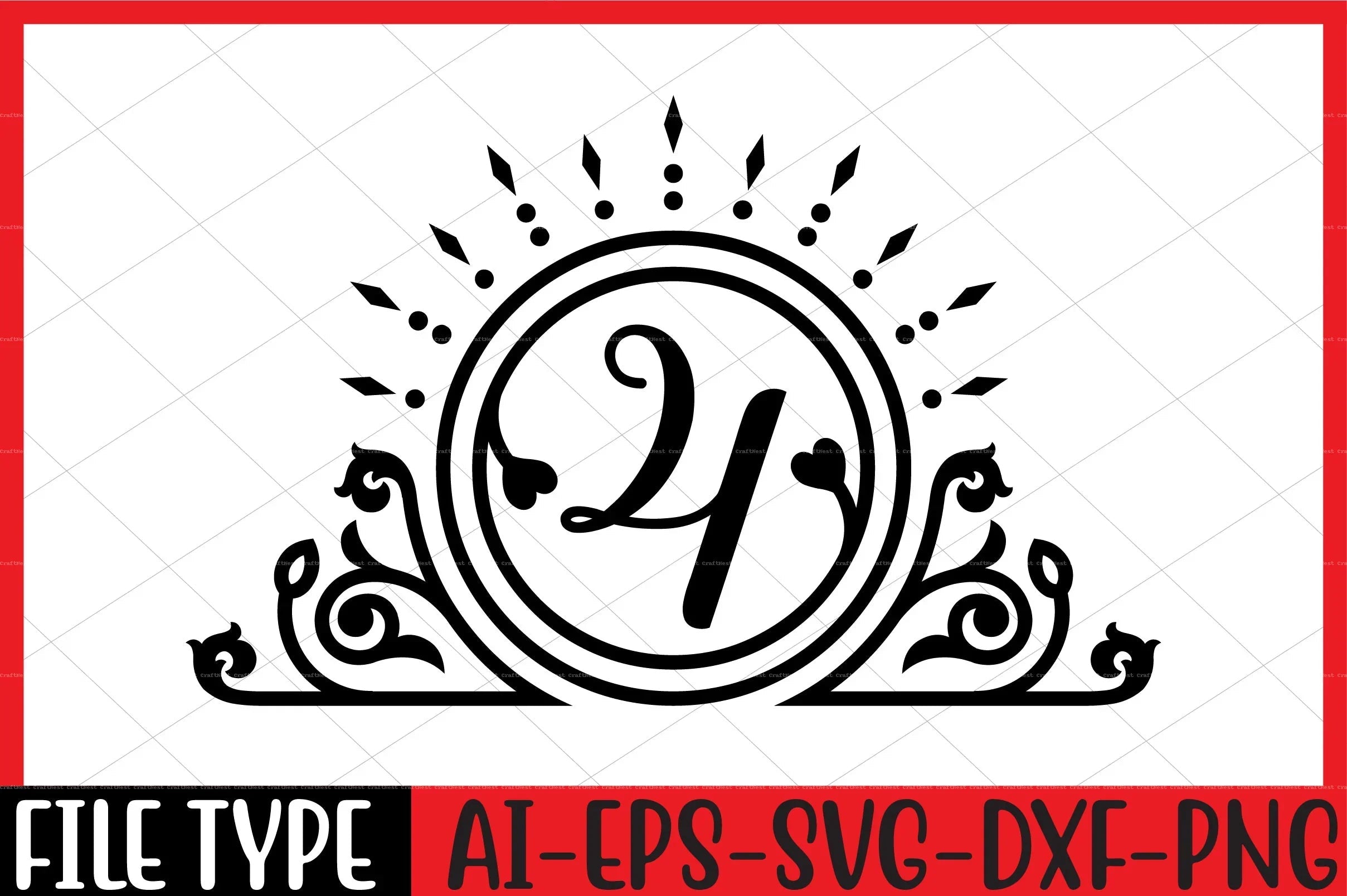 Number SVG Bundle 99 - CraftNest - Digital Crafting and Art