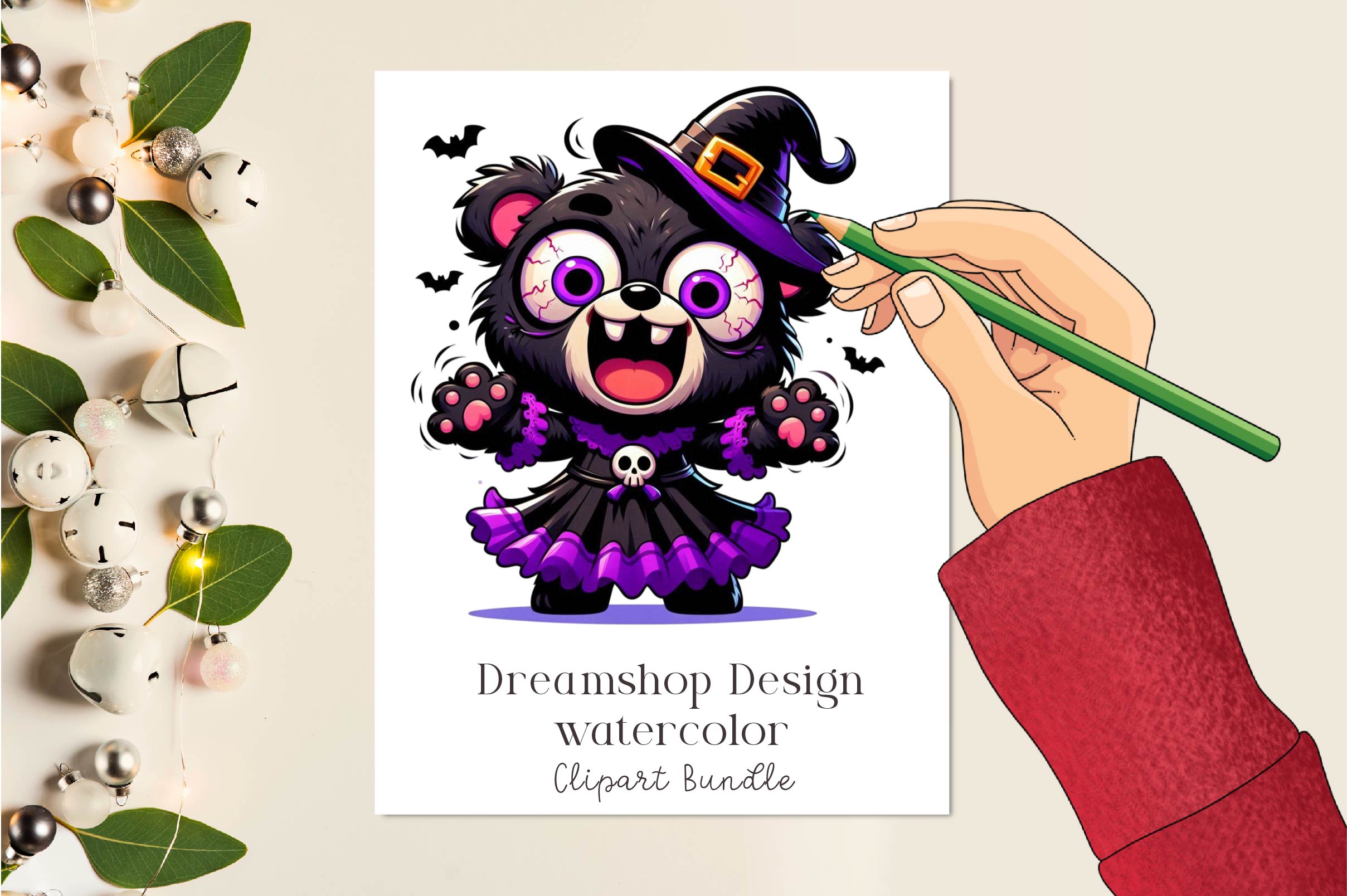 Halloween Halloween Teddy Bear Clipart Bundle