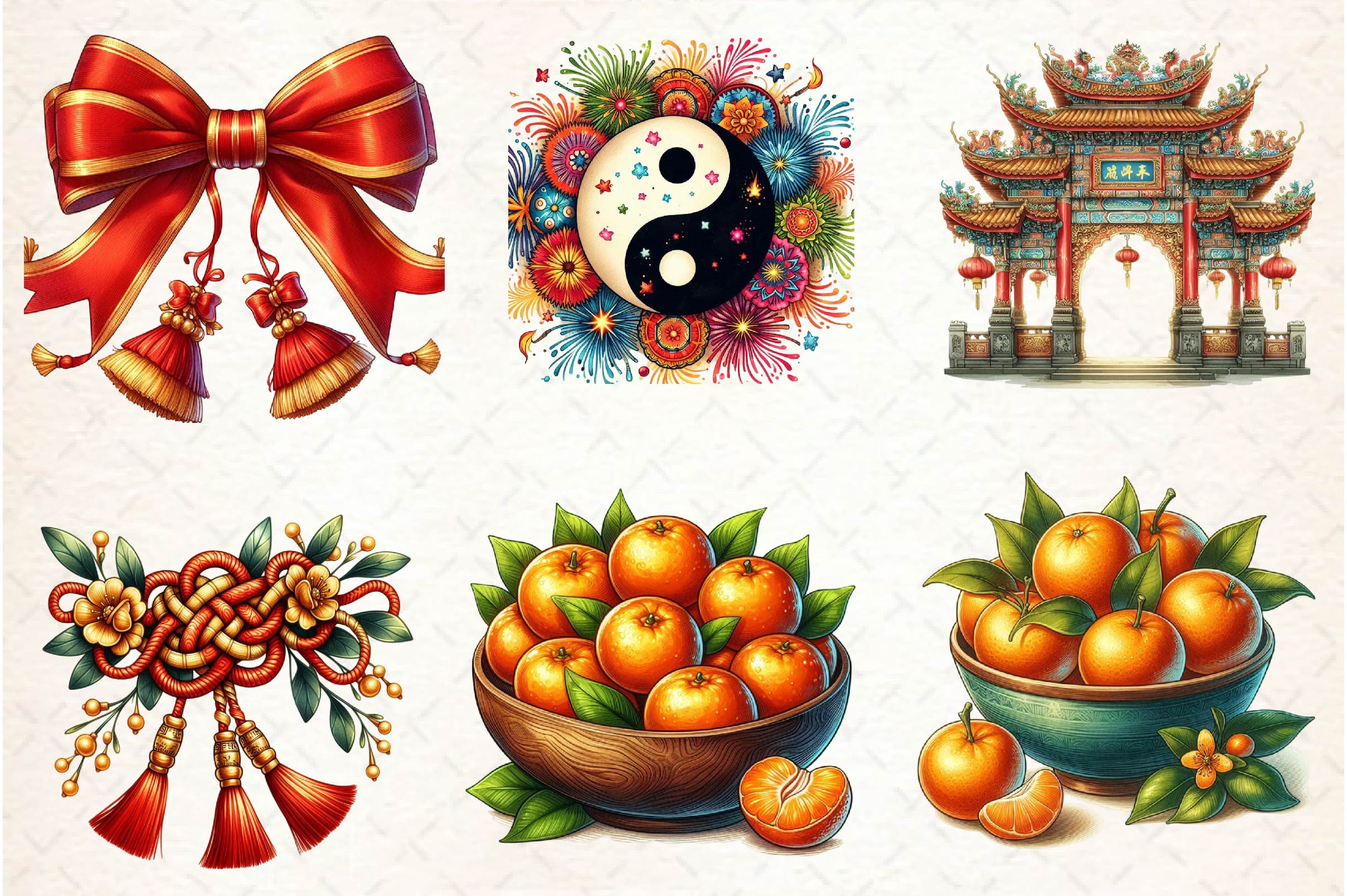 Chinese New Year Clipart Bundle
