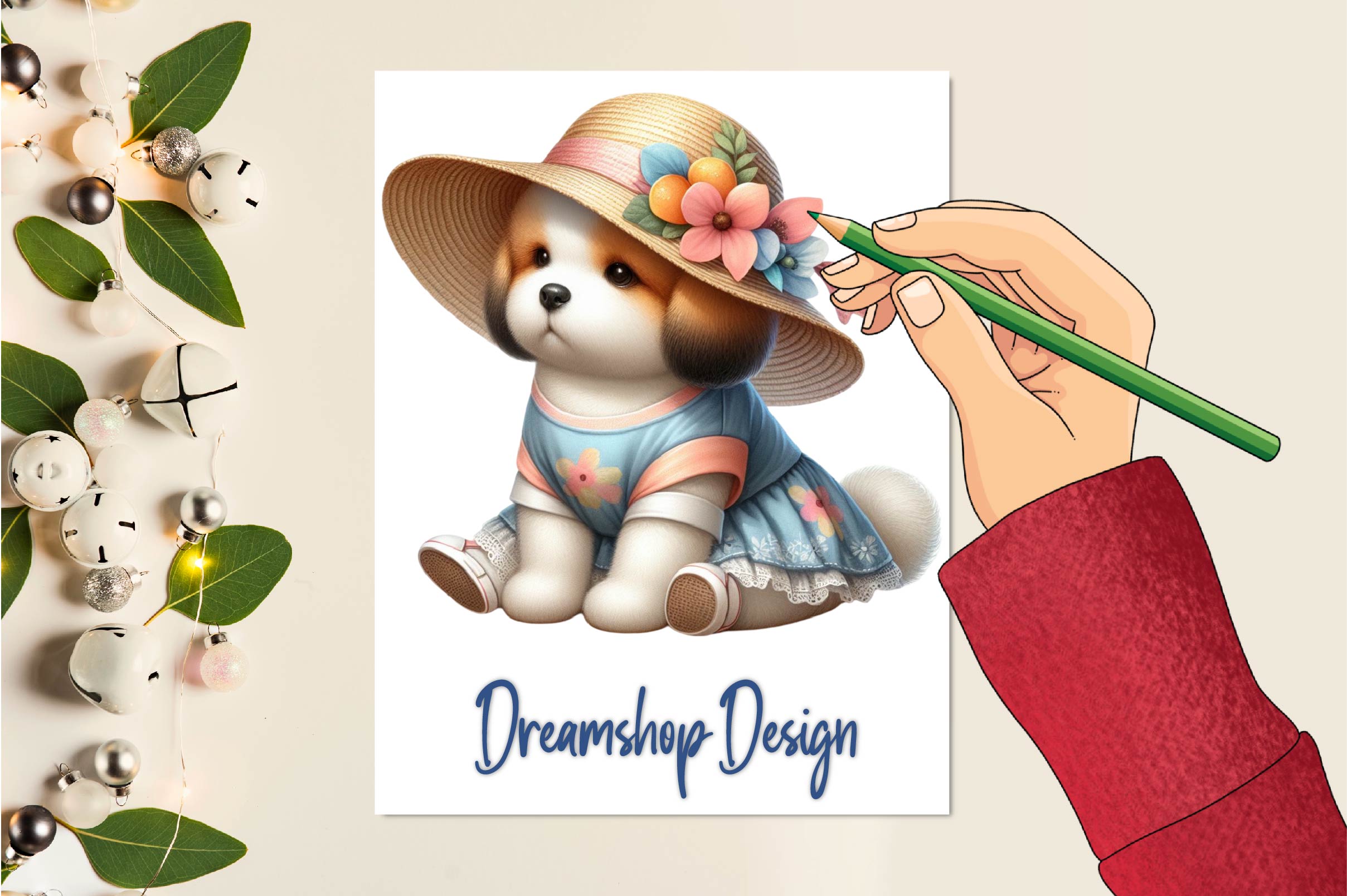 Summer Dogs Clipart Bundle