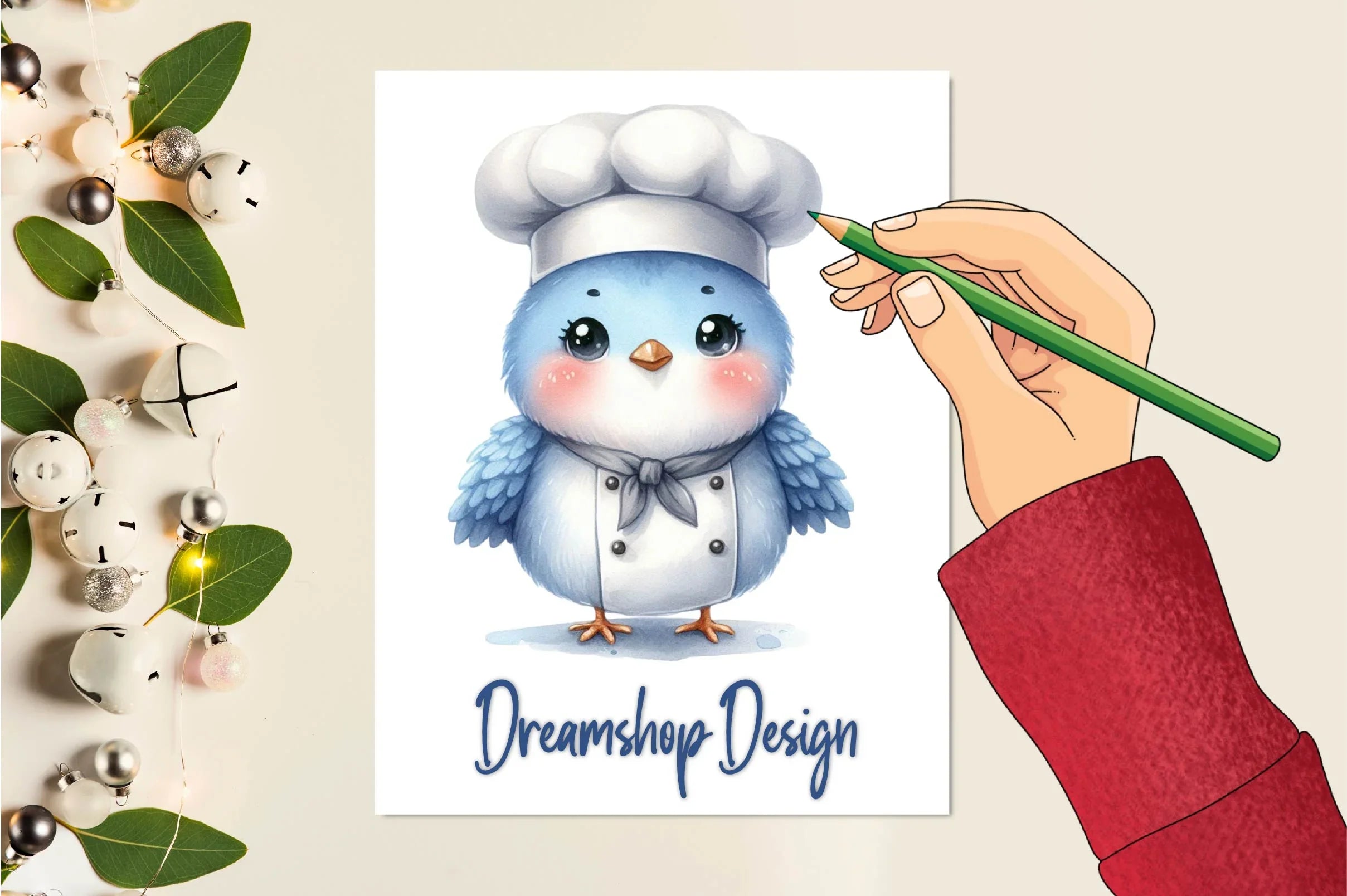 Cute Chef Birds Clipart Bundle - CraftNest - Digital Crafting and Art