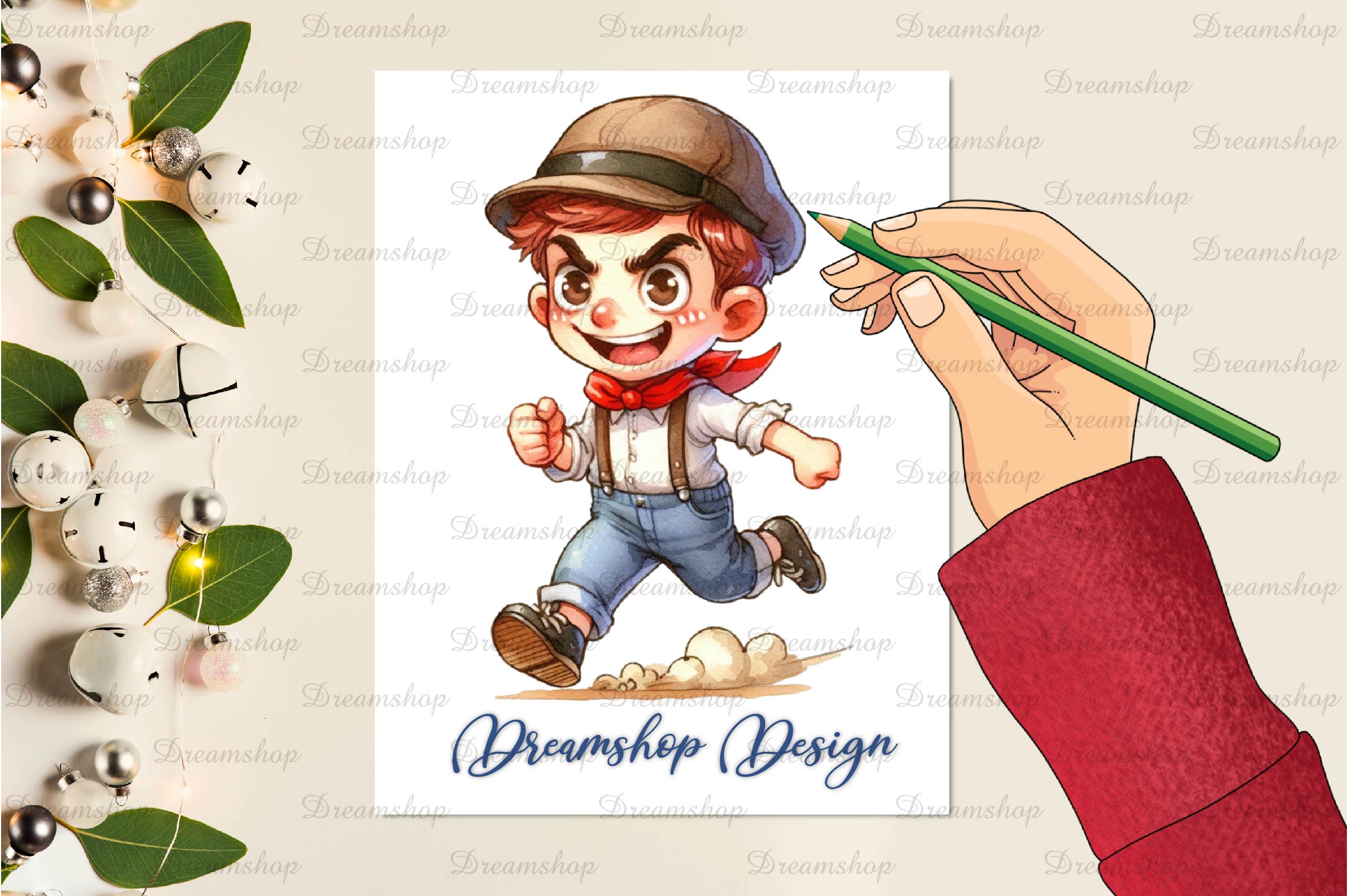 Vintage Kids Clipart Bundle
