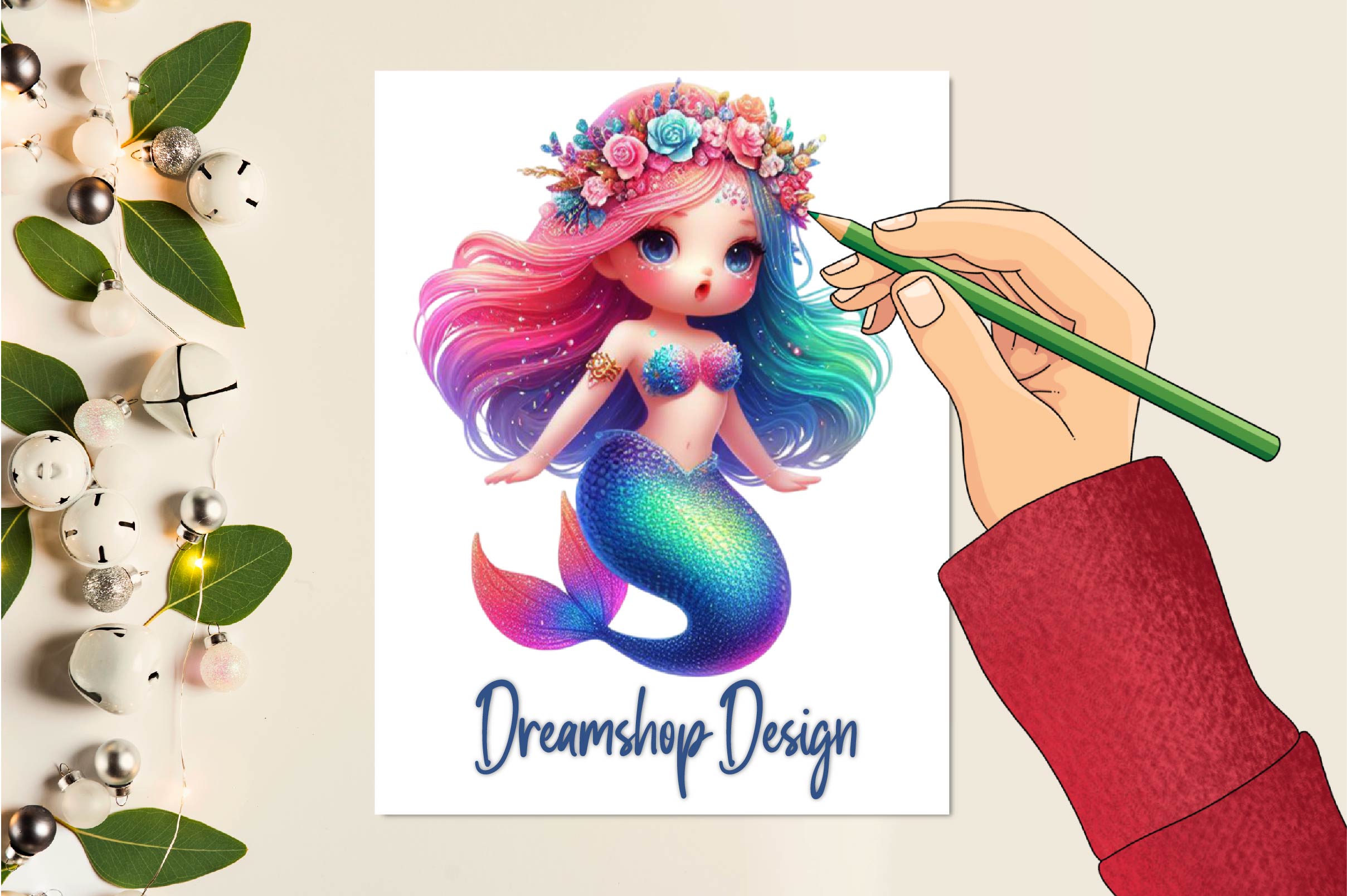 Mermaid Mermaids Clipart Bundle