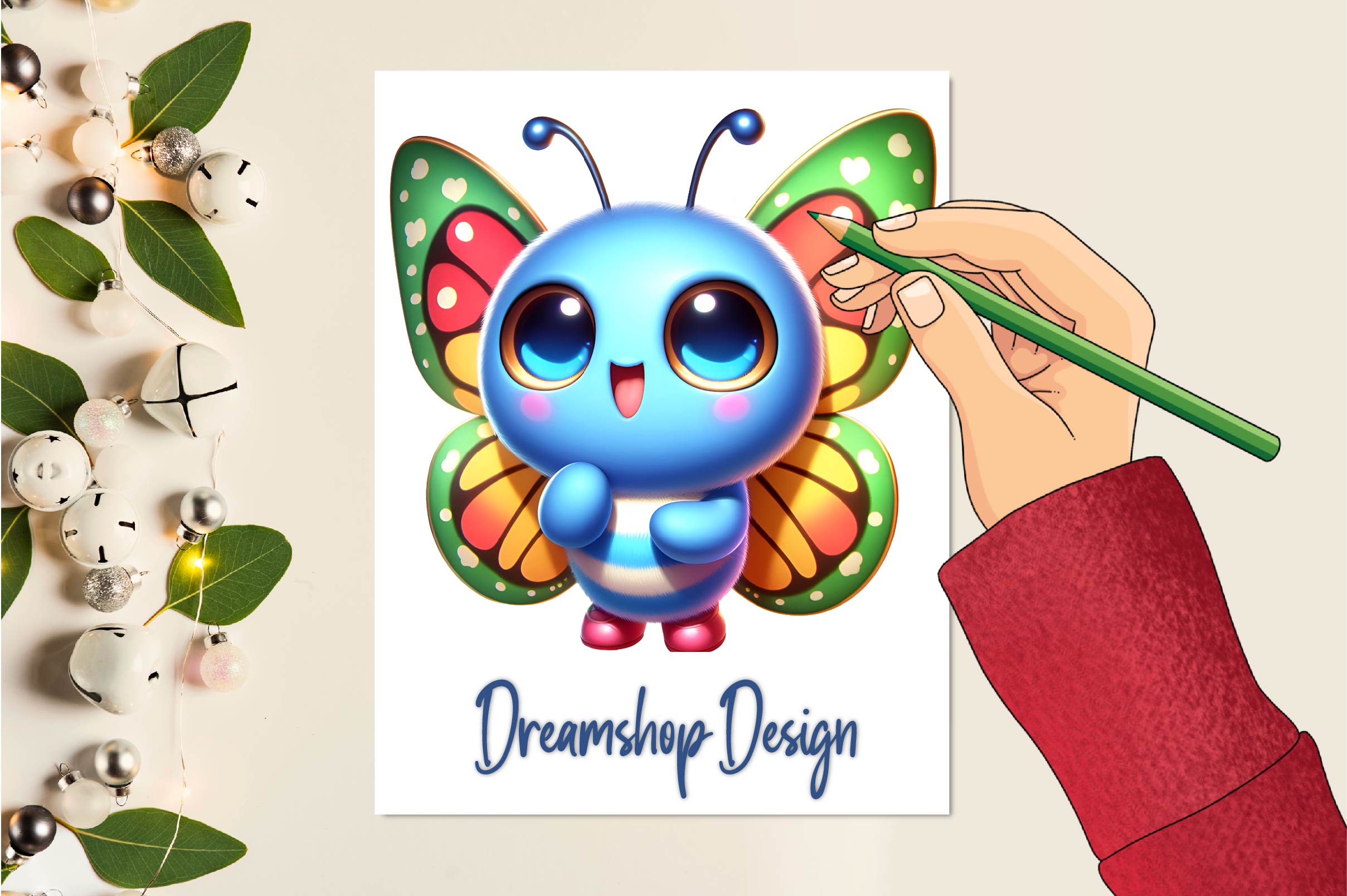 Cute Butterflies Clipart Bundle