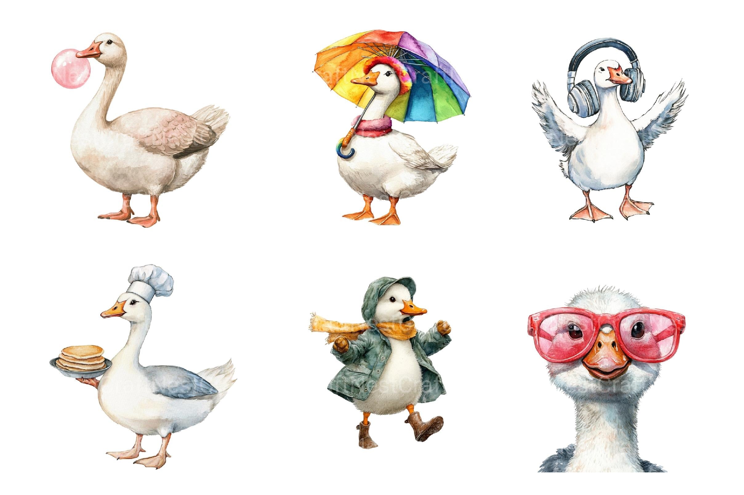 Silly Goose Clipart