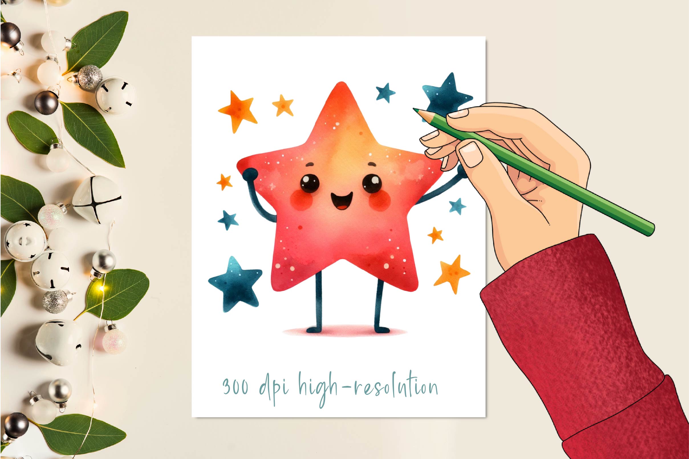 Playful Star Clipart Bundle