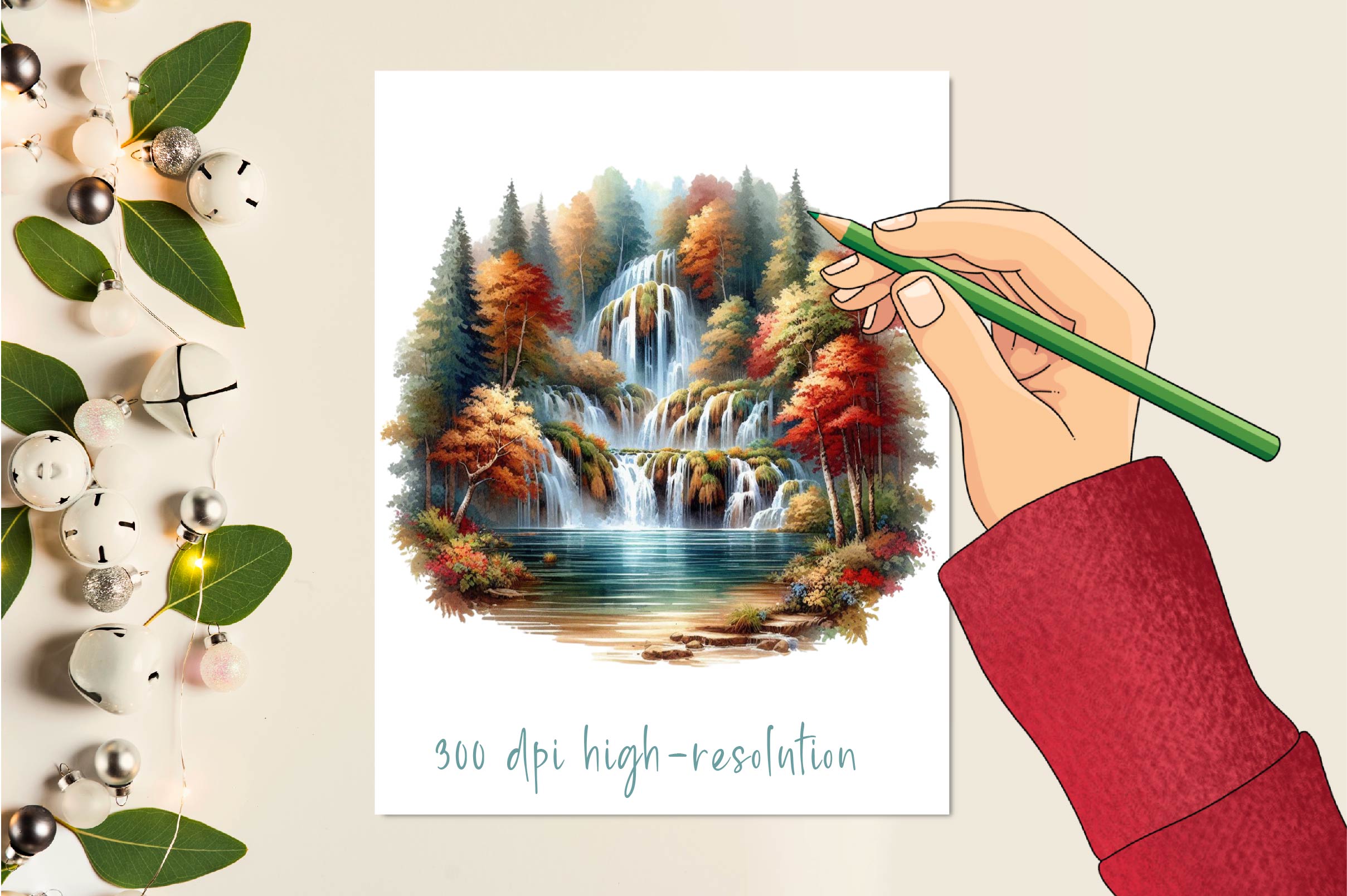 Fall Scenery Clipart Bundle
